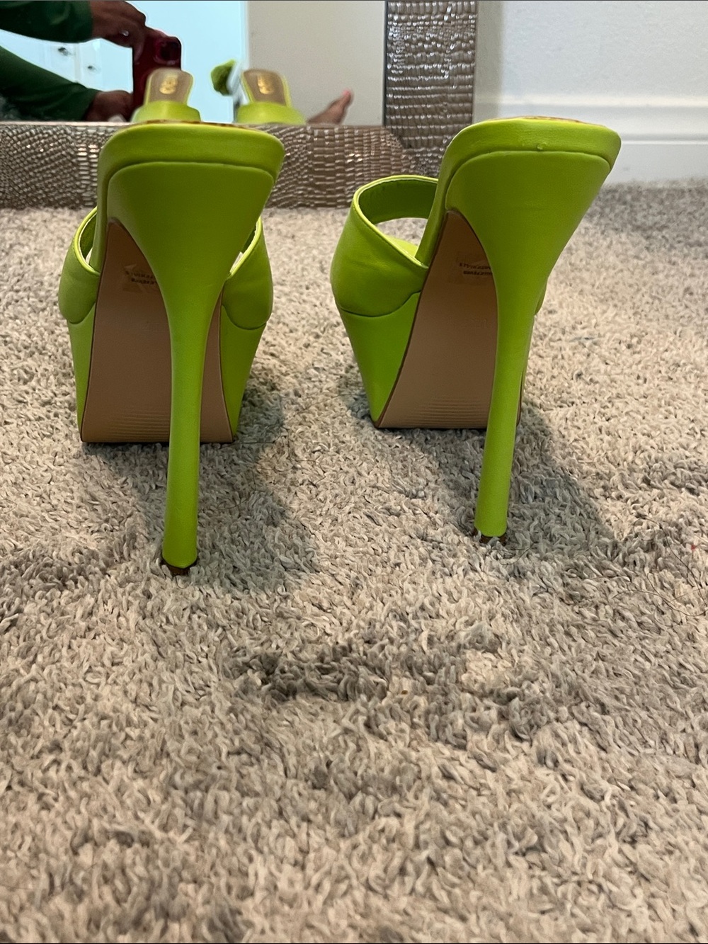 Ego Neon green platform mule - Picture 5 of 6